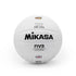 MIKASA SYNTHETIC LEATHER VOLLYBALL, S#5, ALL WHITE VWL210S -