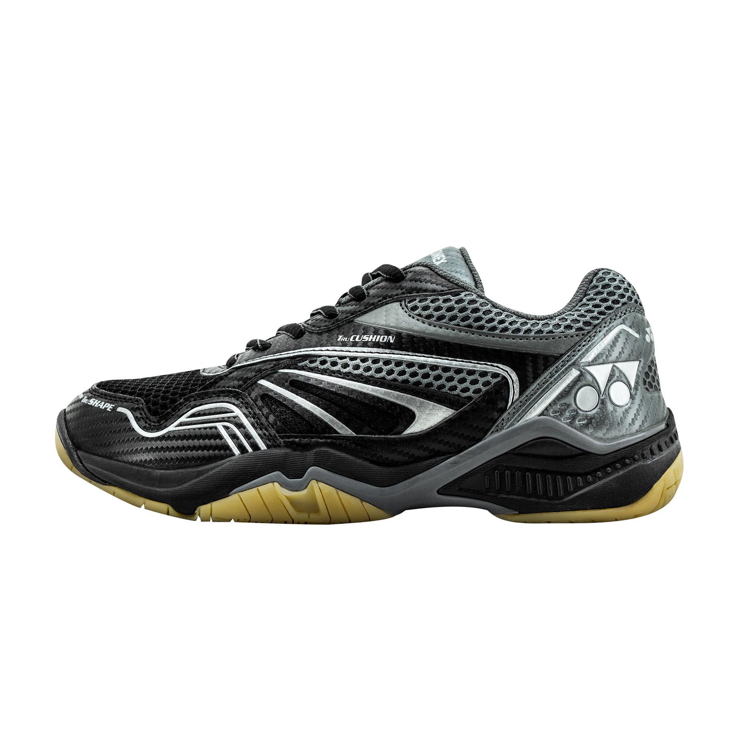 YONEX MENS BADMINTON SHOES # COURT ACE LIGHT 2 BLACK/ GUN ME