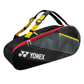 YONEX ACTIVE RACQUET BAG (6PCS) # BA82026EX BLACK/YELLOW ZZZ