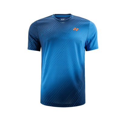 YONEX MEN'S ROUND NECK T-SHIRT # RM-S092-1279-31TR-19-S JET