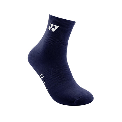 YONEX MEN'S SOCKS # SSMP 1255SM-SR BLACK/BRIGHT ORANGE 1IN1