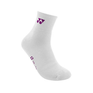 YONEX MEN'S SOCKS # SSMP 1255SM-SR BLACK/BRIGHT ORANGE 1IN1