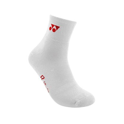 YONEX MEN'S SOCKS # SSMP 1255SM-SR BLACK/BRIGHT ORANGE 1IN1
