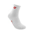 YONEX MEN'S SOCKS # SSMP 1255SM-SR BLACK/BRIGHT ORANGE 1IN1