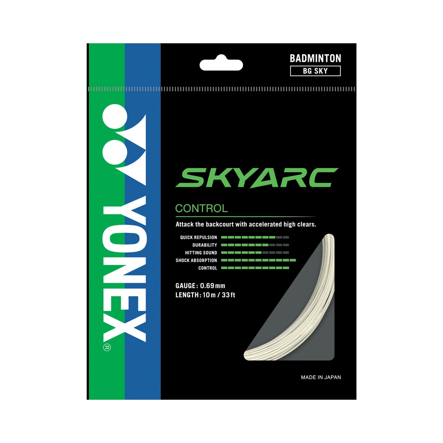 YONEX BADMINTON STRING # BGSKY WHITE ZZZZ