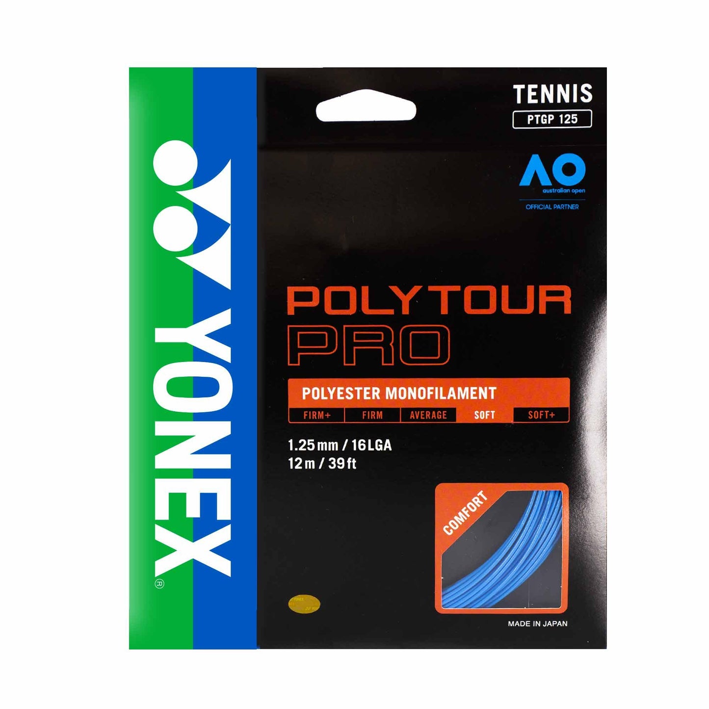 YONEX TENNIS STRING #PTGP125 BLUE