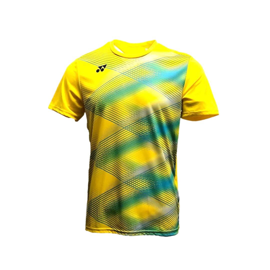 YONEX MENS ROUND T-SHIRT # RM-S092-1706-COC19-S DAZZLING BLU