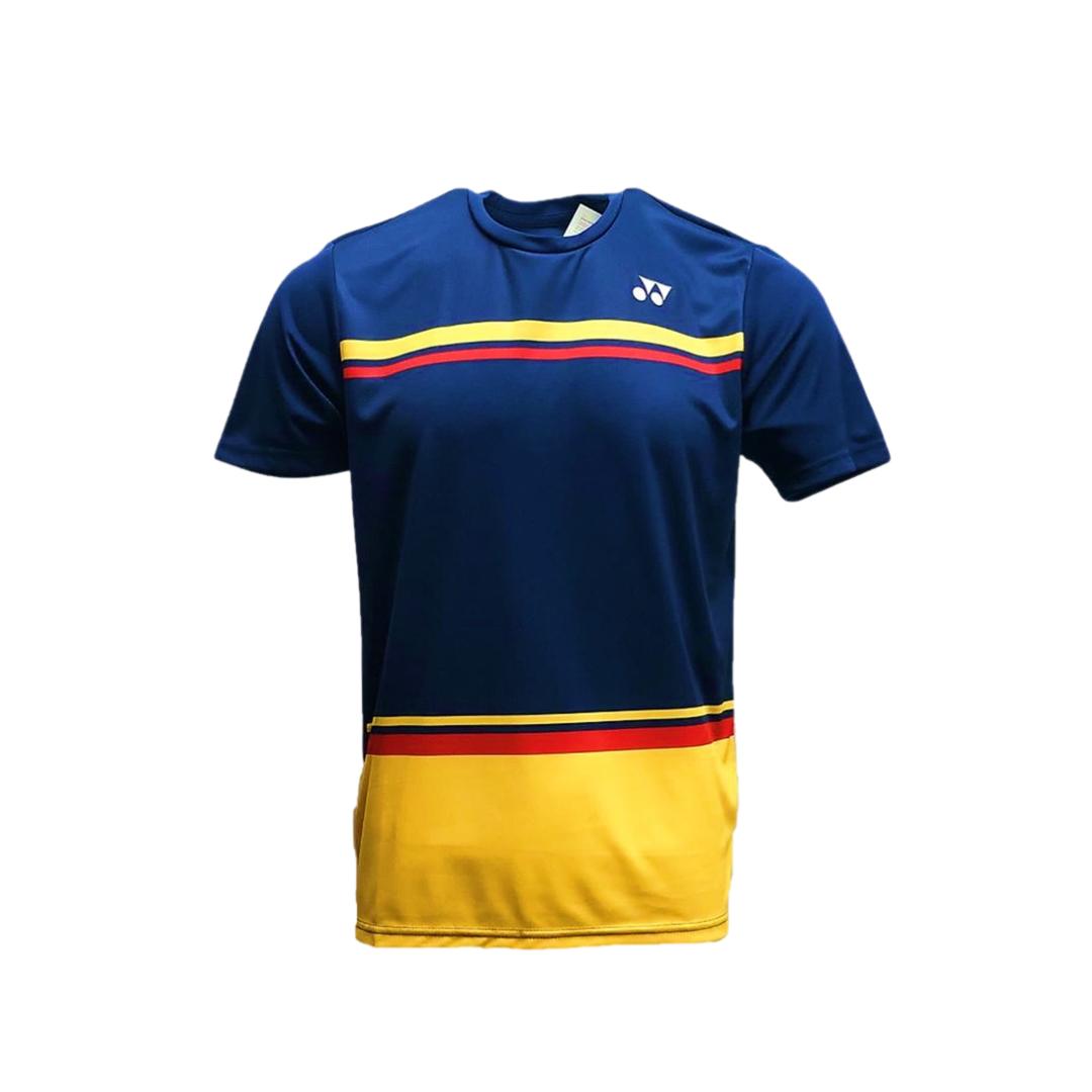 YONEX MENS ROUND T-SHIRT # RM-S092-1792-COC19-S JET BLACK L