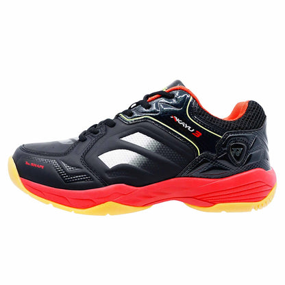 YONEX MENS BADMINTON SHOES  # AKAYU 3 BLACK/SILVER 25.5