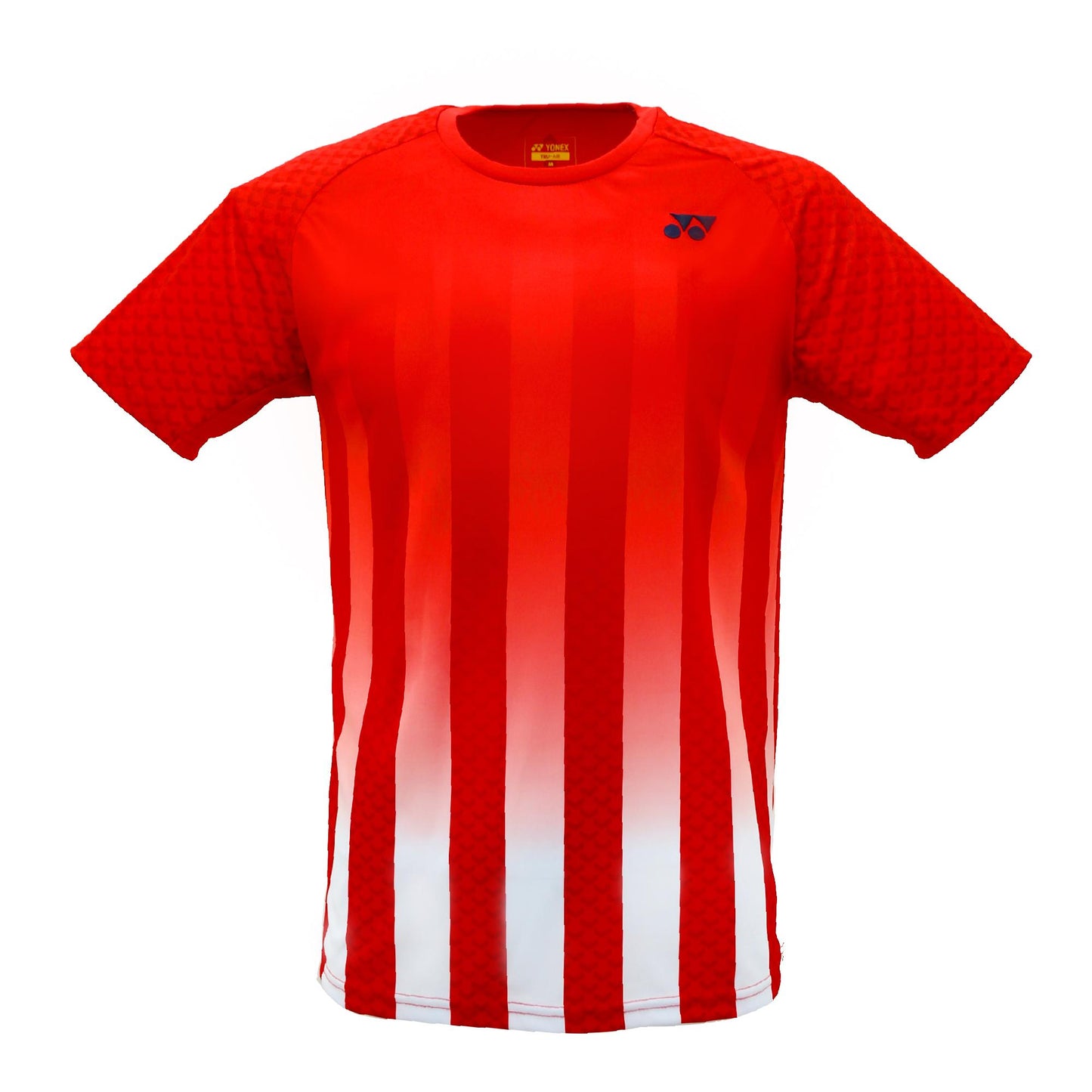 YONEX MENS ROUND T-SHIRT # RM-S092-1807-COC19-S FIERY RED L