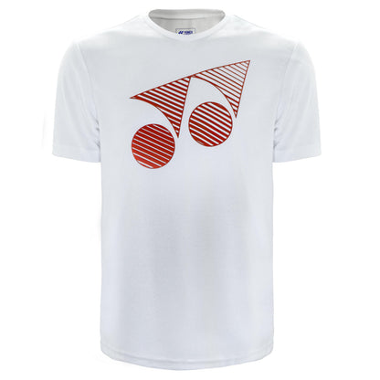 YONEX MEN'S ROUND NECK T-SHIRT # RM-S092-1005-178P-19-S RUBY