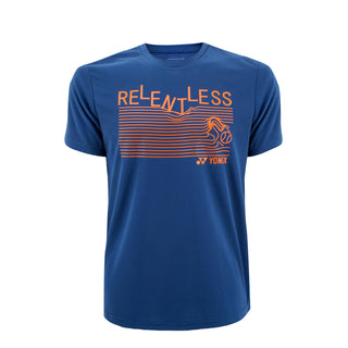 YONEX MEN'S ROUND NECK T-SHIRT # RM-S092-1537-178P-19-S JET