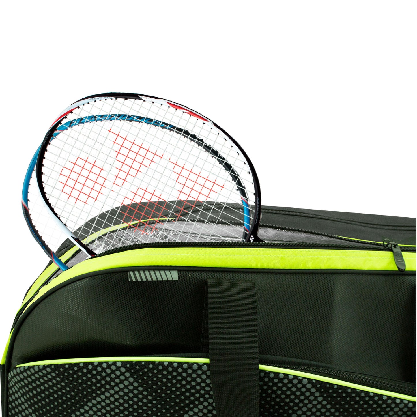 YONEX SPORTS BAG # SUNR LSQ10MS2 BT6-S BLACK/LIME ZZZZ