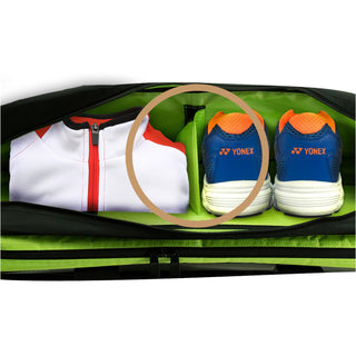 YONEX SPORTS BAG # SUNR LSQ10MS2 BT6-S BLACK/LIME ZZZZ