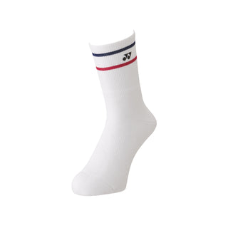 YONEX PERSONAL SPORT CREW SOCKS # 19172AYX WHITE GREEN L