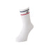 YONEX PERSONAL SPORT CREW SOCKS # 19172AYX WHITE GREEN L