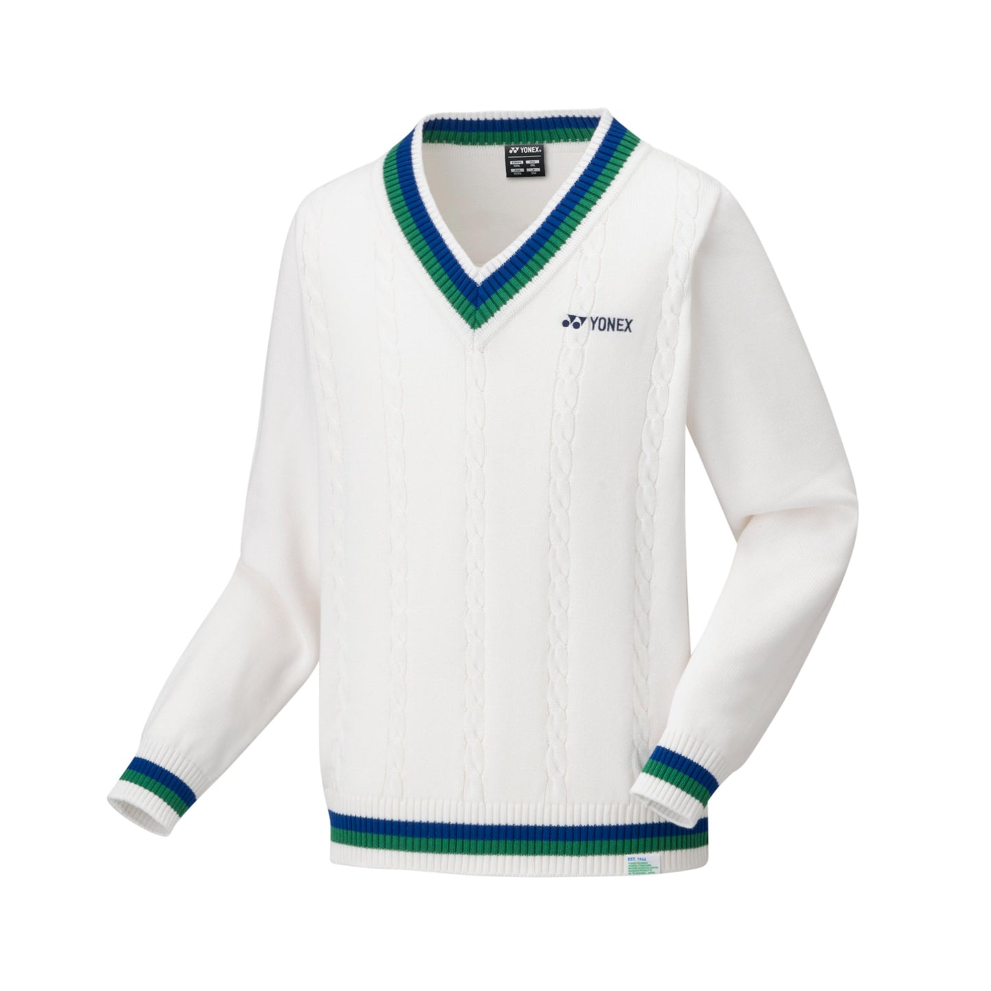 YONEX UNISEX SWEATER VES # 30074AYX WHITE 3XL