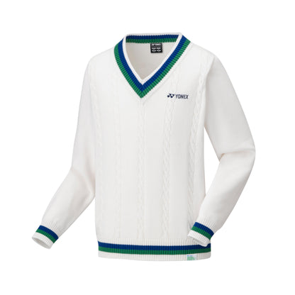 YONEX UNISEX SWEATER VES # 30074AYX WHITE 3XL