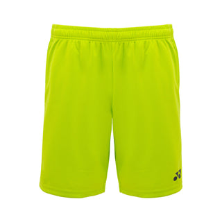 YONEX MEN'S SHORTS # SM-S092-1634-BSK19-S EBONY/LIME LIGHT L