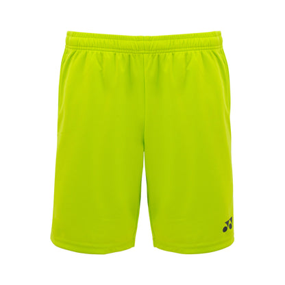 YONEX MEN'S SHORTS # SM-S092-1634-BSK19-S EBONY/LIME LIGHT L