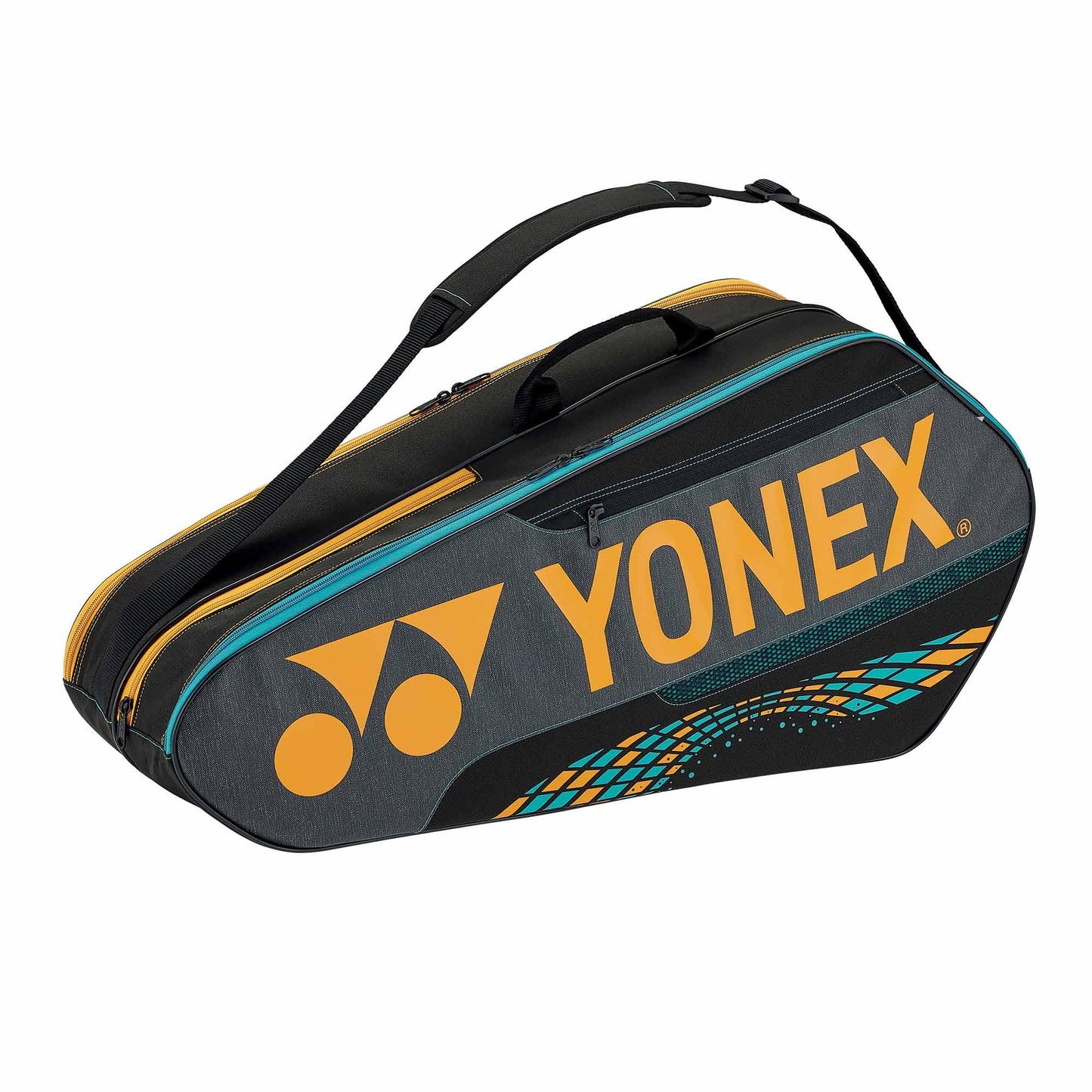 YONEX TEAM RACQUET BAG (6PCS) # BA42126EX BLACK/SILVER ZZZZ