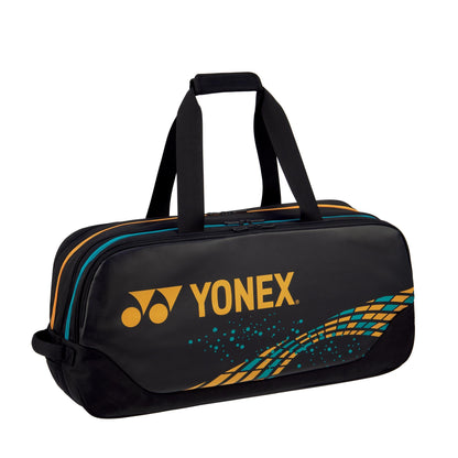 YONEX PRO TOURNAMENT BAG # BA92031WEX BLACK/YELLOW ZZZZ