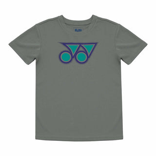 YONEX MEN ROUND NECK T-SHIRT # RM-S092-1858-L19-S GHOST GRAY