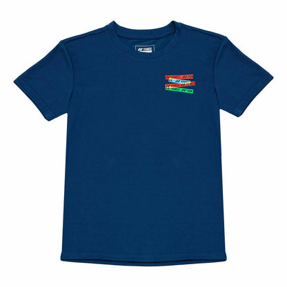 YONEX MEN ROUND NECK T-SHIRT # RM-S092-1897-L19-S JET BLACK