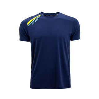 YONEX MEN ROUND NECK T-SHIRT # RM-L024-1565-32TR-19-S BLACK