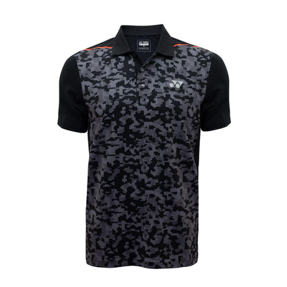 YONEX MEN'S POLO T-SHIRT # PM-G017-1719-32B-19-S JET BLACK/C