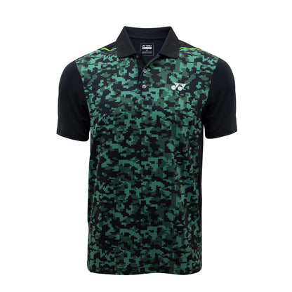 YONEX MEN'S POLO T-SHIRT # PM-G017-1719-32B-19-S JET BLACK/C