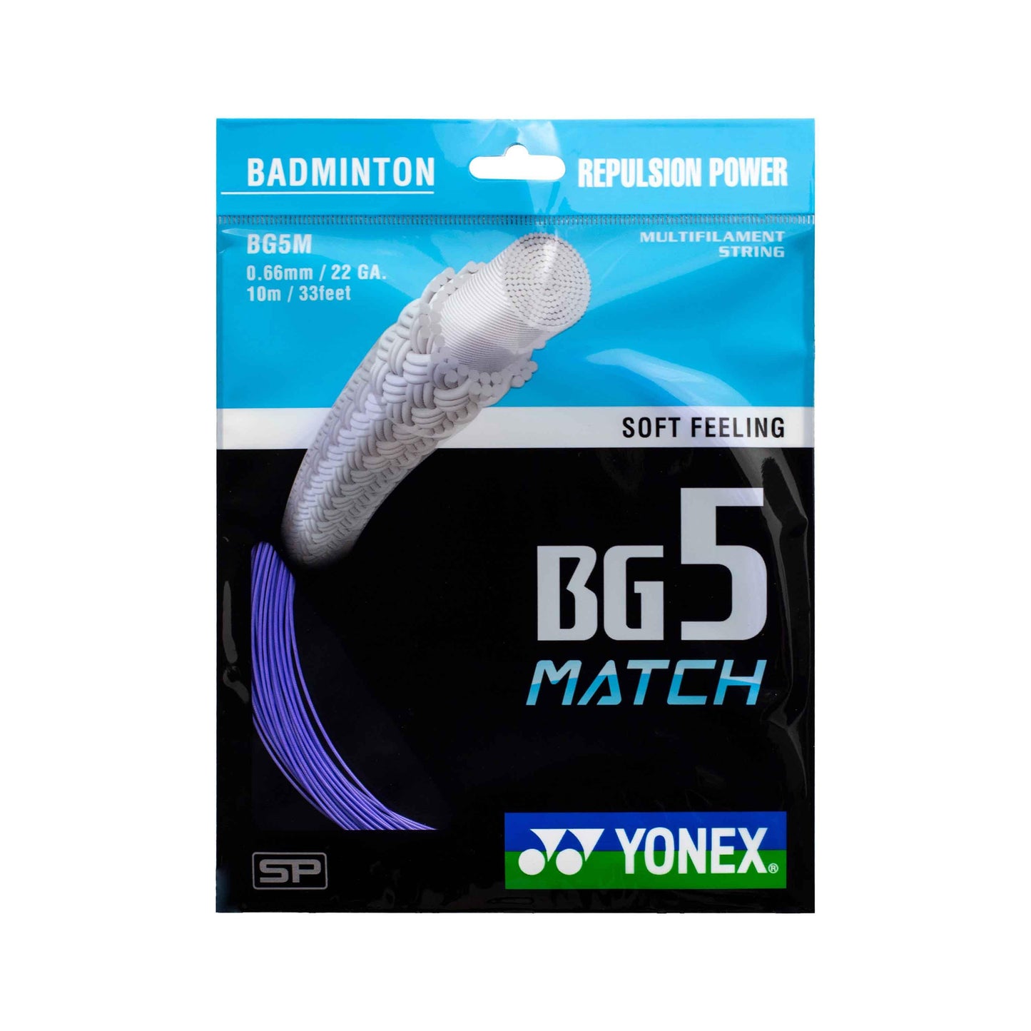 YONEX BADMINTON GUT # BG-5 MATCH BLACK