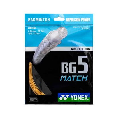 YONEX BADMINTON GUT # BG-5 MATCH BLACK
