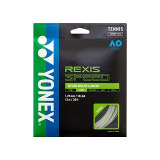 YONEX TENNIS STRING REXIS SPEED 125 (12M) # TGRSP125YX BLACK