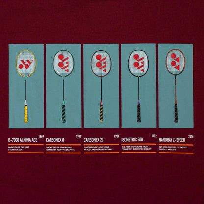 YONEX UNISEX 75TH ANNIVERSARY ROUND NECK T-SHIRT # 16558AEX