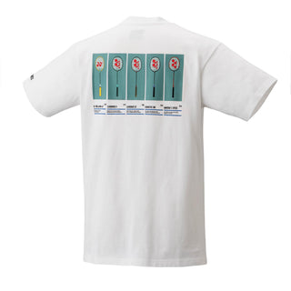 YONEX UNISEX 75TH ANNIVERSARY ROUND NECK T-SHIRT # 16558AEX