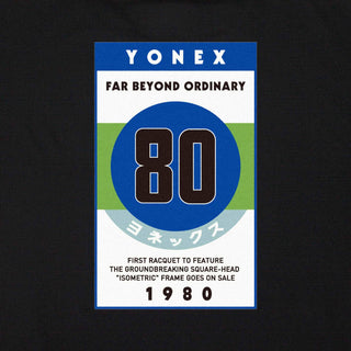 YONEX UNISEX 75TH ANNIVERSARY ROUND NECK T-SHIRT # 16561AEX