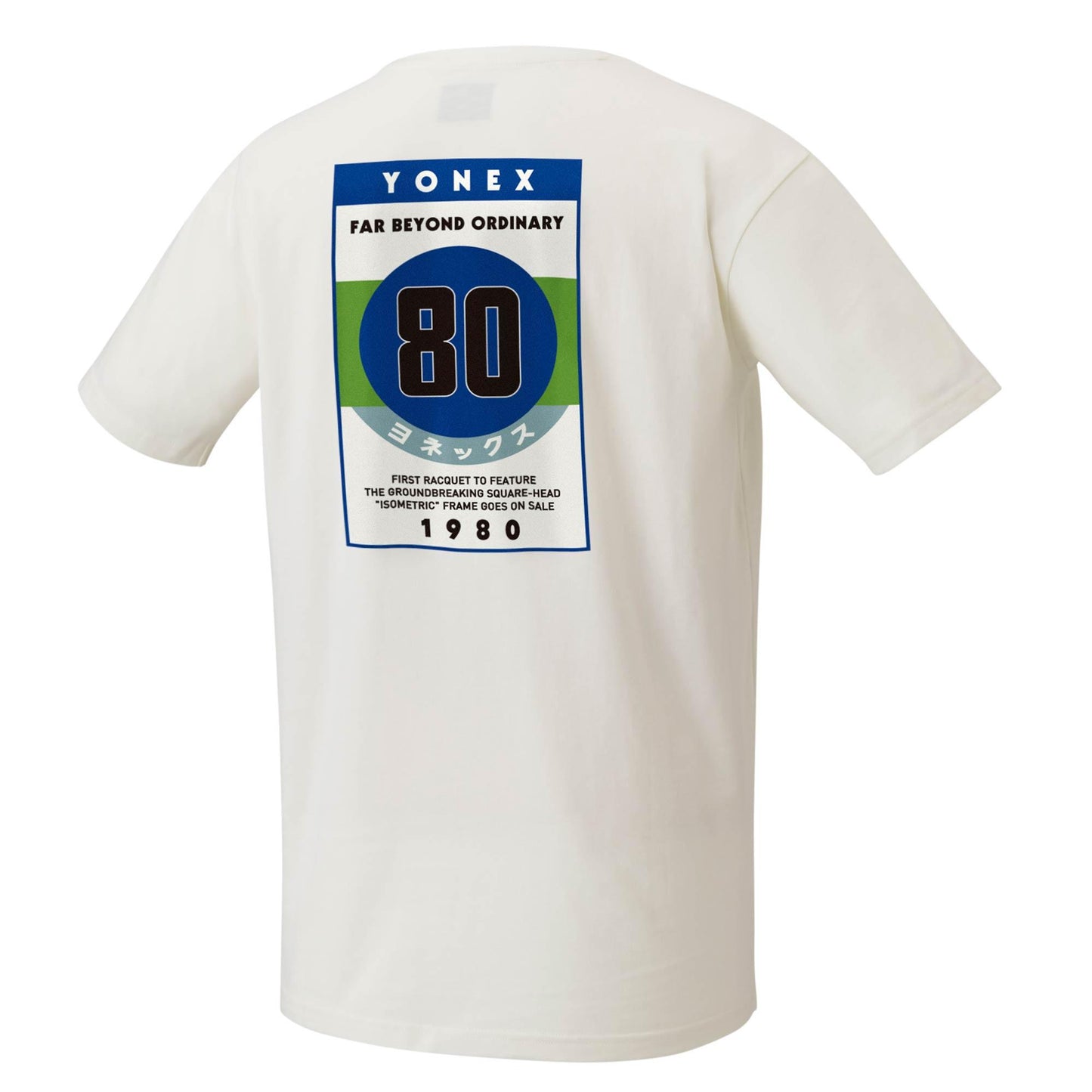 YONEX UNISEX 75TH ANNIVERSARY ROUND NECK T-SHIRT # 16561AEX