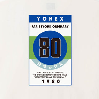 YONEX UNISEX 75TH ANNIVERSARY ROUND NECK T-SHIRT # 16561AEX