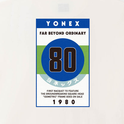 YONEX UNISEX 75TH ANNIVERSARY ROUND NECK T-SHIRT # 16561AEX