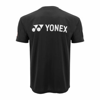 YONEX MEN'S BWF WC 2021 SOUVENIR TSHIRT # YOB21160EX BLACK L