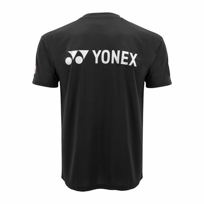 YONEX MEN'S BWF WC 2021 SOUVENIR TSHIRT # YOB21160EX BLACK L