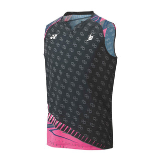 YONEX BADMINTON MENS SLEEVELESS SHIRT # 10399YX BLACK 2XL