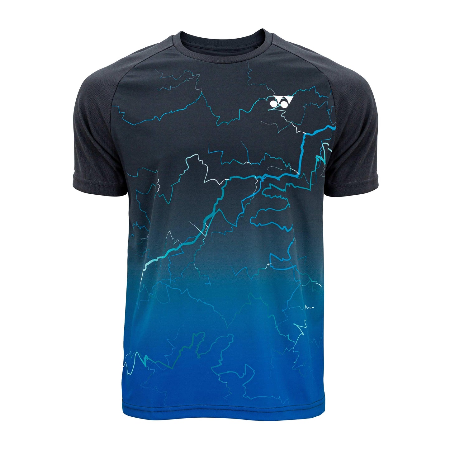 YONEX MEN'S ROUND NECK T-SHIRT # RM-X005-1614-178P-19-S JET