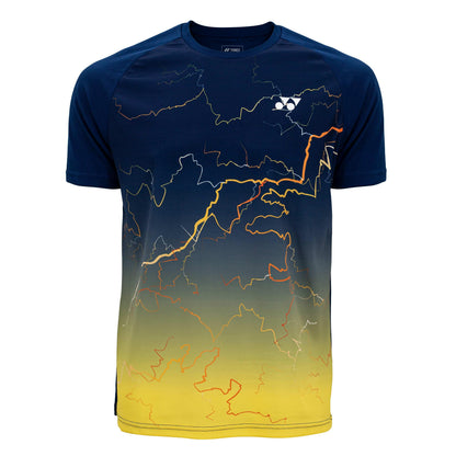 YONEX MEN'S ROUND NECK T-SHIRT # RM-X005-1614-178P-19-S JET