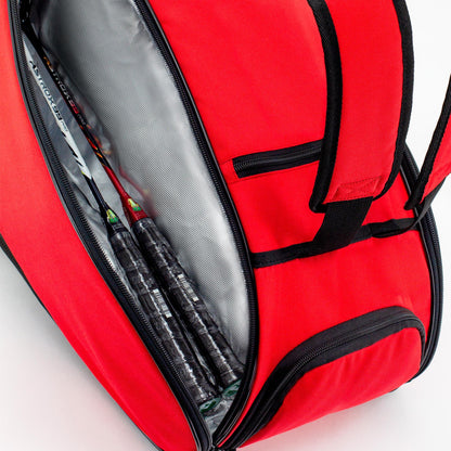 YONEX ACTIVE RACQUET BAG (6 PCS) # BA82226EX BLACK/RED