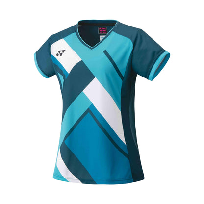 YONEX BADMINTON WOMENS CREW NECK SHIRT # 20596EX DENIM NAVY