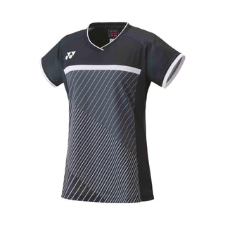 YONEX BADMINTON WOMENS CREW NECK SHIRT # 20597EX BLACK 3XL