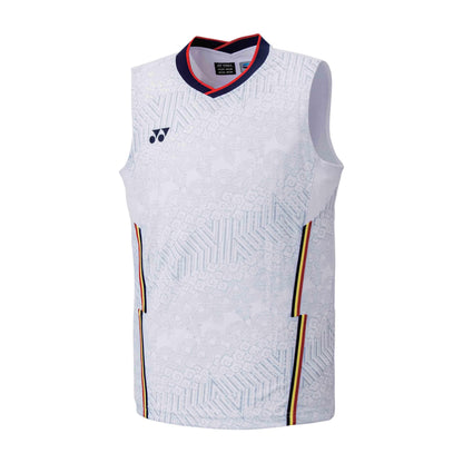 YONEX MENS'S SLEEVELESS TOP # 10487EX LIGHT YELLOW 3XL