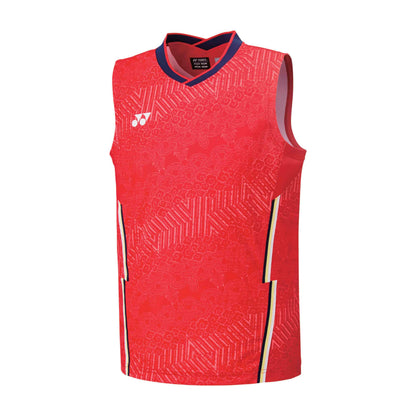 YONEX MENS'S SLEEVELESS TOP # 10487EX LIGHT YELLOW 3XL